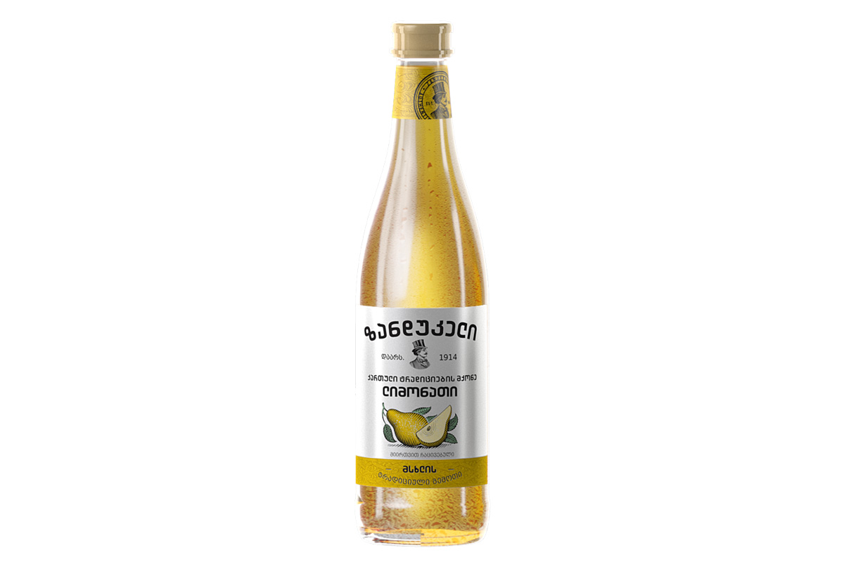 Lemonade "Zandukeli" - Peach 0.5ml